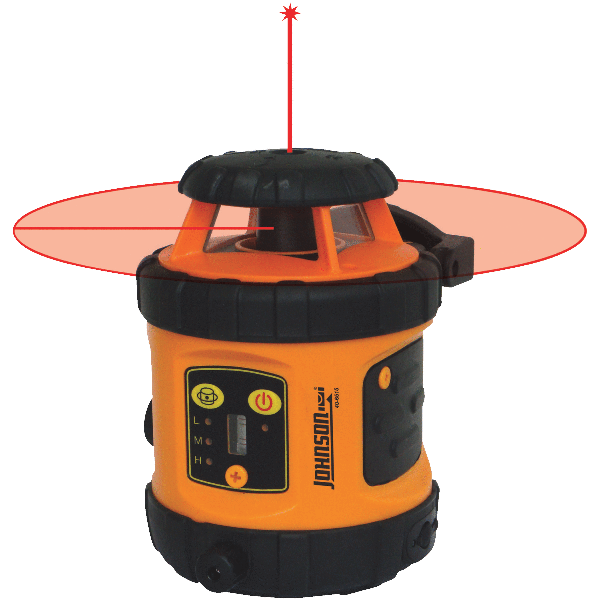 Self leveling rotary clearance laser level kit