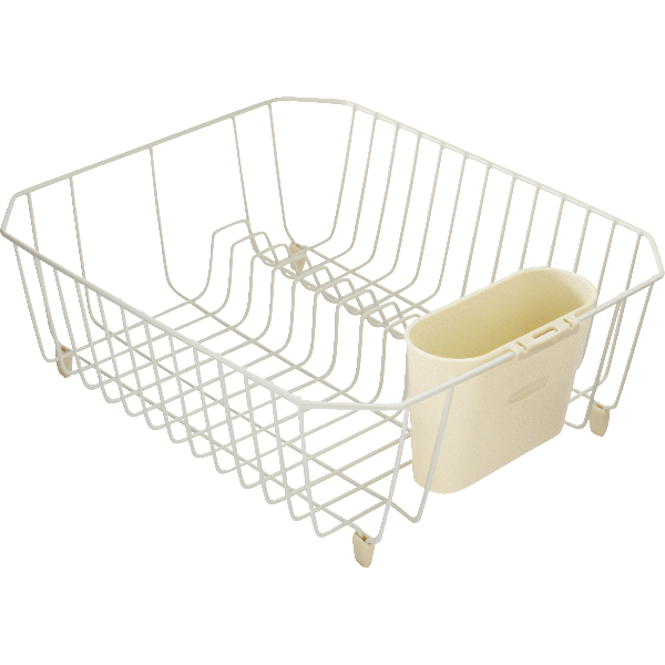 BISQUE TWIN DISH DRAINER