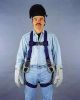 Friction buckle shoulders  mating buckle chest and leg strap