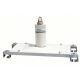 Large base and extension bars for standing seam spacing from