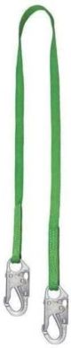 ANSI Z359-2007 Compliant 2FT rope lanyard w/2 locking snap h
