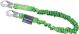 4FT stretchable web lanyard w/2 aluminum locking snap hooks