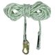 250FT rope lifeline w/2 locking snap hooks  5/8IN nylon