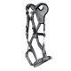 Friction buckle shoulder straps and tongue buckle legs strap