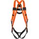 Harness with back D-ring  mating buckle chest strap  and ton