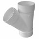PVC Wye 4in DWV