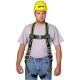 Quick Connect buckle chest strap  and legs straps; Comfort D