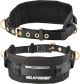 Tongue buckle legs. Tongue buckle belt with side d-rings. Sm