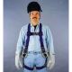 Comfort welding harness made of Kevlar Nomex webbing with a