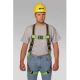 Miller Duraflex Utility harness with QC buckles. Green.