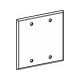 Aluminum Box Cover W/P 4in x 4in 2BC