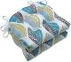 CUSHION BOTANICAL 17.7X17.7 TEAL