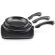 20943 3PK GRIDDLE SET BLACK FABERWARE