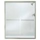 650531437020 NICKEL BY-PASS SHWR DOOR
