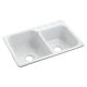 650531616272 WHITE COMPOSITE SINK