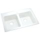 650531826602 8IN WHITE VIKRELL SINK