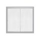 650531913616 SILVER BY-PASS TUB DOOR