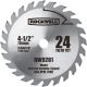 4-1/2IN 24T CARBIDE BLADE ROCKWELL RW9281