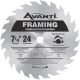 Circular Saw Blade 7-1/4in 24TPI Avanti