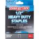 Staple 1/2in HD No4 1250/pcs Channel lock