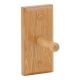 009326417370 OAK SINGLE ROBE HOOK
