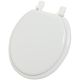 Toilet seat White round