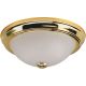 CEILING FIXTURE PB 11IN FLUSHMOUNT