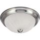 2BULB BN CEILING FIXTURE