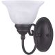 1BULB ORB WALL FIXTURE