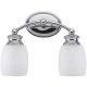 PALMS IVL257A02CH 2BULB CHR WALL FIXTURE