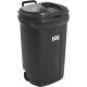 601767 34GAL WHEELED TRASH CAN