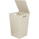 748115-BE BEIGE LAUNDRY HAMPER