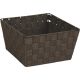 799494-BR SMALL BROWN WOVEN BASKET