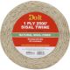 2500FT 1PLY SISAL TWINE