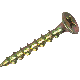 1LB 10X3-1/2GLD DW SCREW