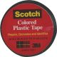 SCOTCH 3/4INBLK PLST TAPE