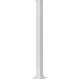 37IN WHITE FLANGE POST