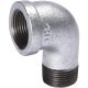 1/4IN 90D GALV STRT ELBOW
