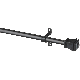 Curtain Rod Amelia Cafe 28in-48in Black