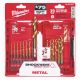 Drill Bit Set Titanium 23Pc Mil 48-89-4631