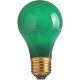 Bulb A19 25W 130V Green Std Base Satco S6091
