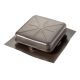 50INBRN GALV SQ ROOF VENT