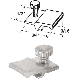 8PK 3/4 STORM DOOR CLIP