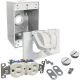 5839-6WRTR WHT RECEPTACLE KIT