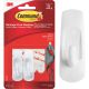 Command Utility Hook White Small 2pk 1LB 3M 17002