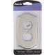 159DBN 1DPX BN OUTLET WALLPLATE