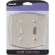 159TTBN 2TGL STN NCKL WALL PLATE