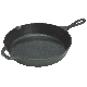 13-1/4IN SEASONED SKILLET