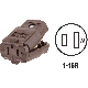 BRN CORD CONNECTOR