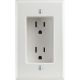 R52-00689-00W 15A WHT REC DUP OUTLET